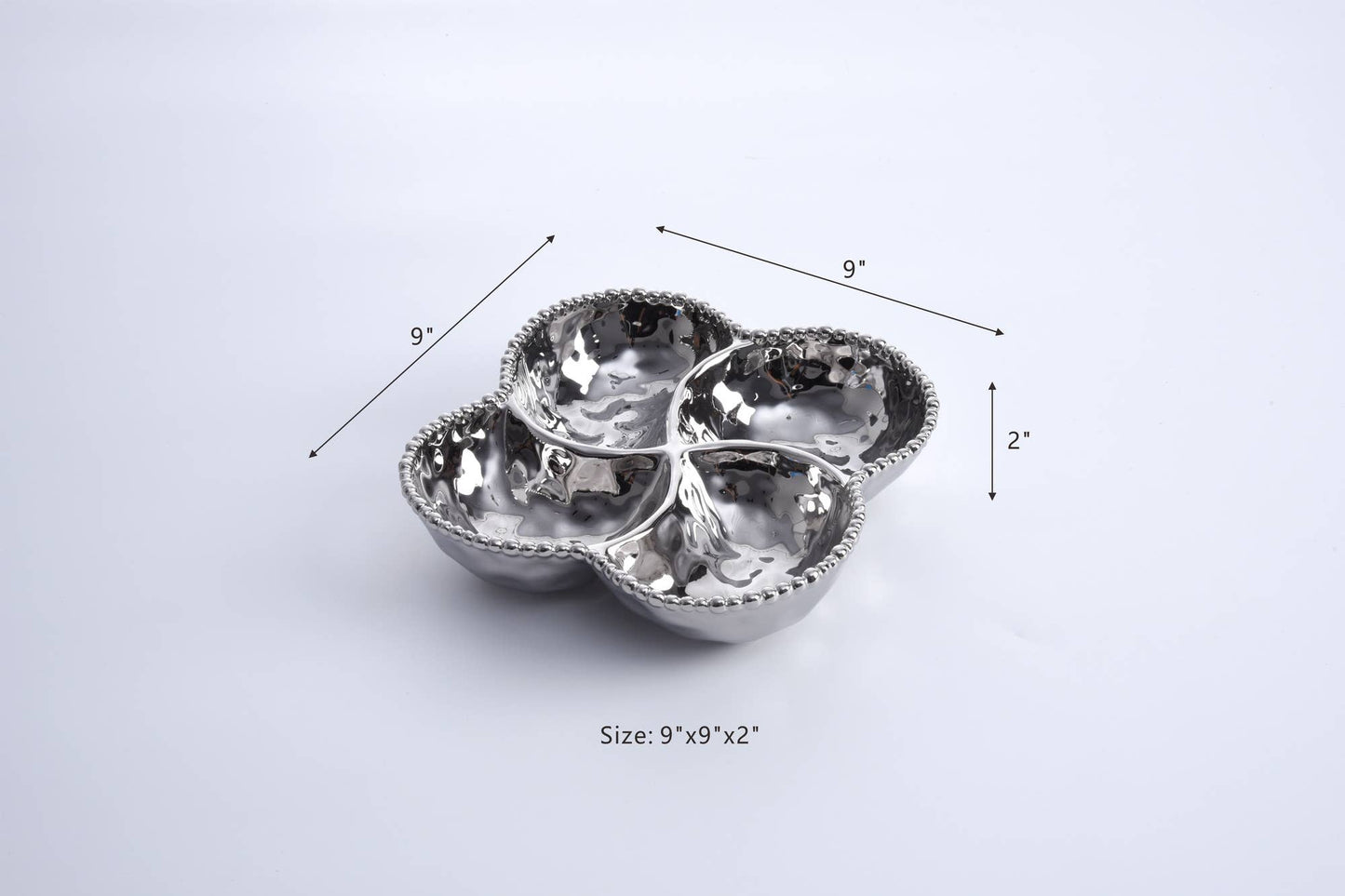 Silver 4-Section Bowl