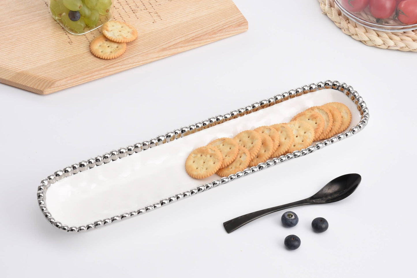 Silver Cracker Tray