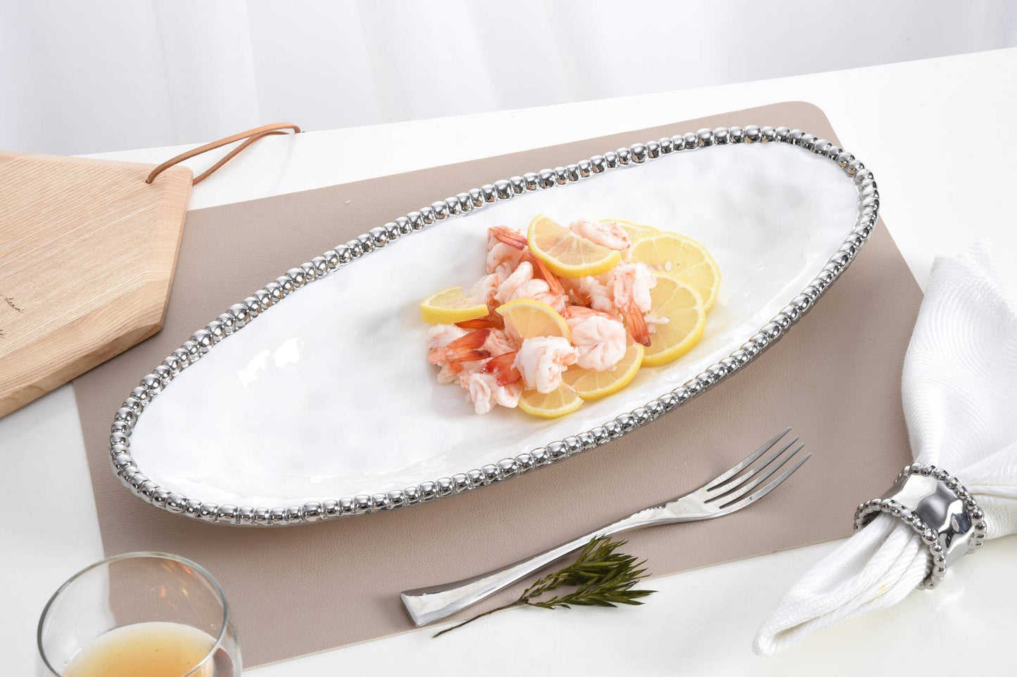 Silver Oval Serving Piece