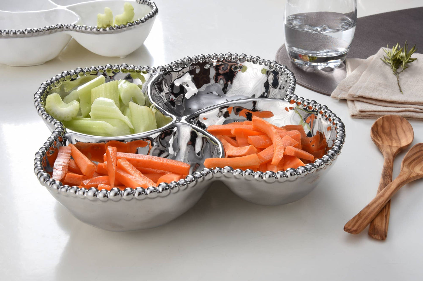 Silver 4-Section Bowl