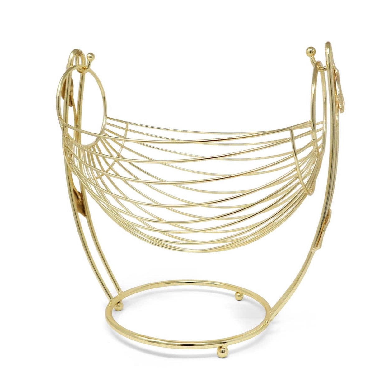 Gold Wire Decorative Basket