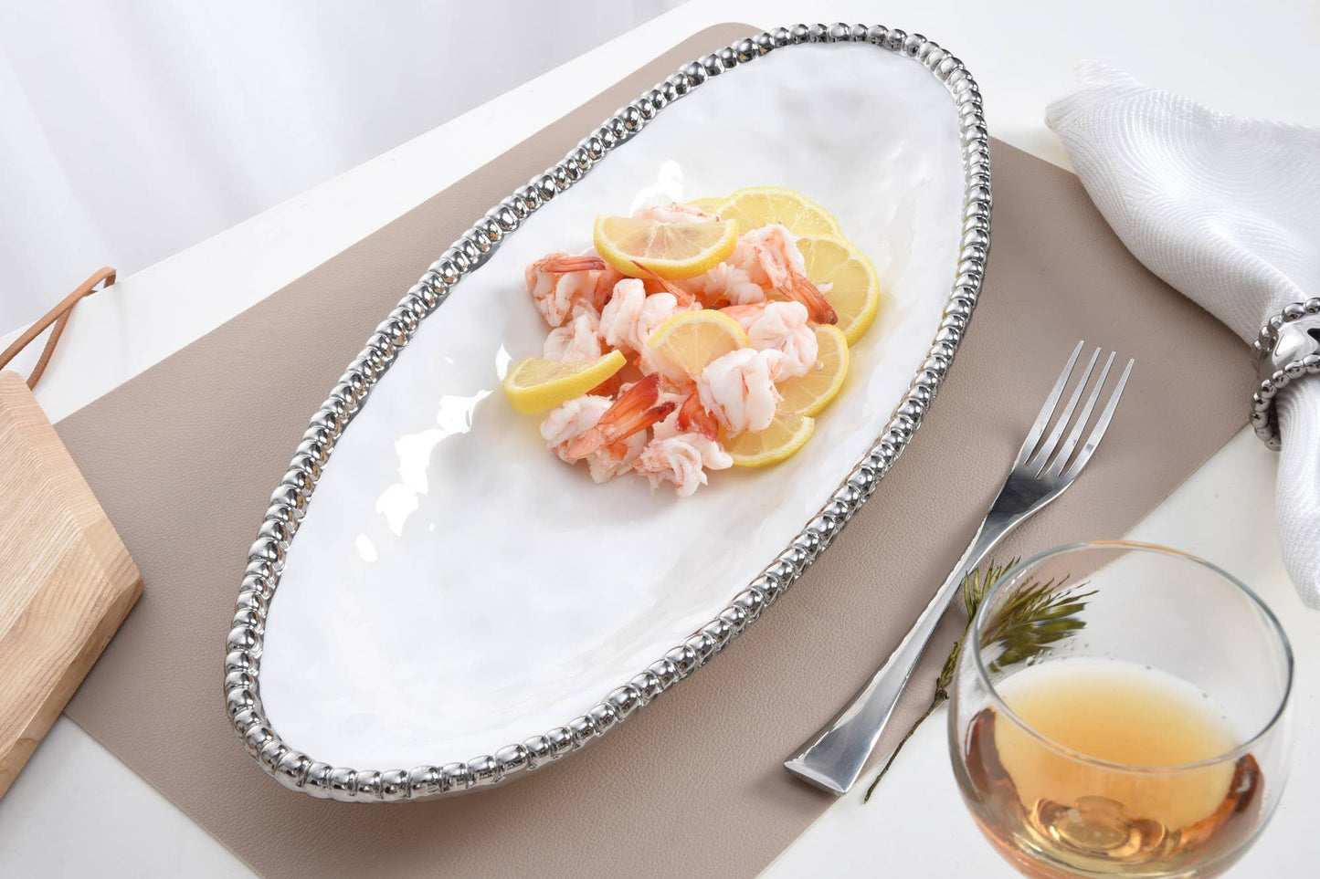 Silver Oval Serving Piece