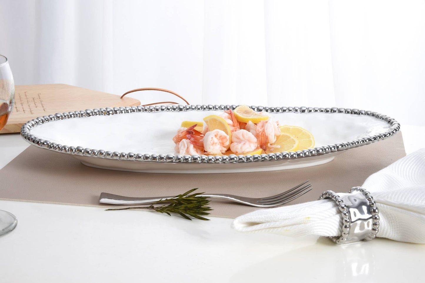 Silver Oval Serving Piece