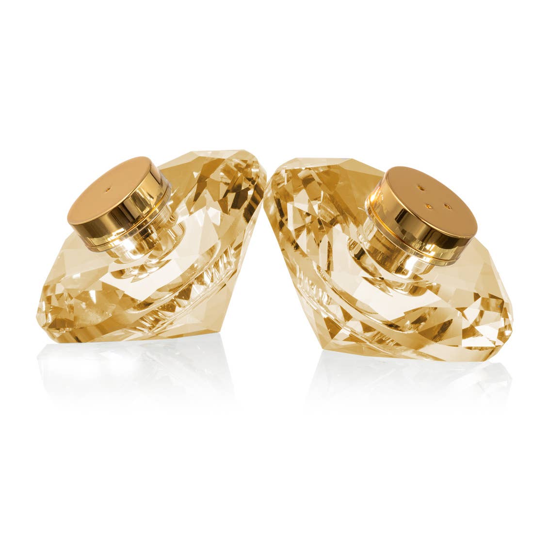 Rio Amber and Gold Salt and Pepper Set
