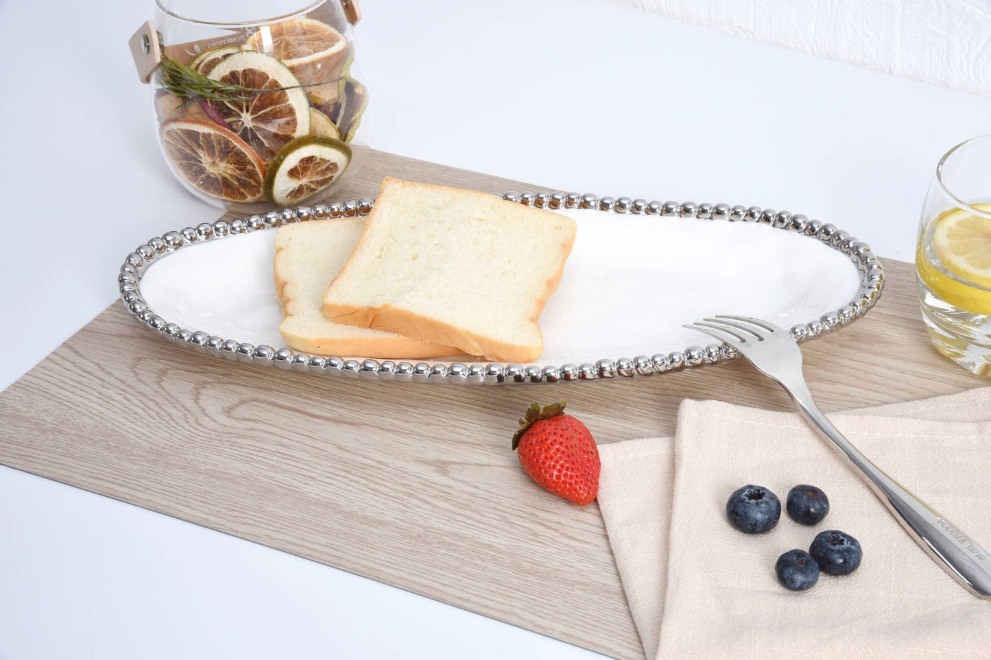 Silver Small Oval Serving Piece