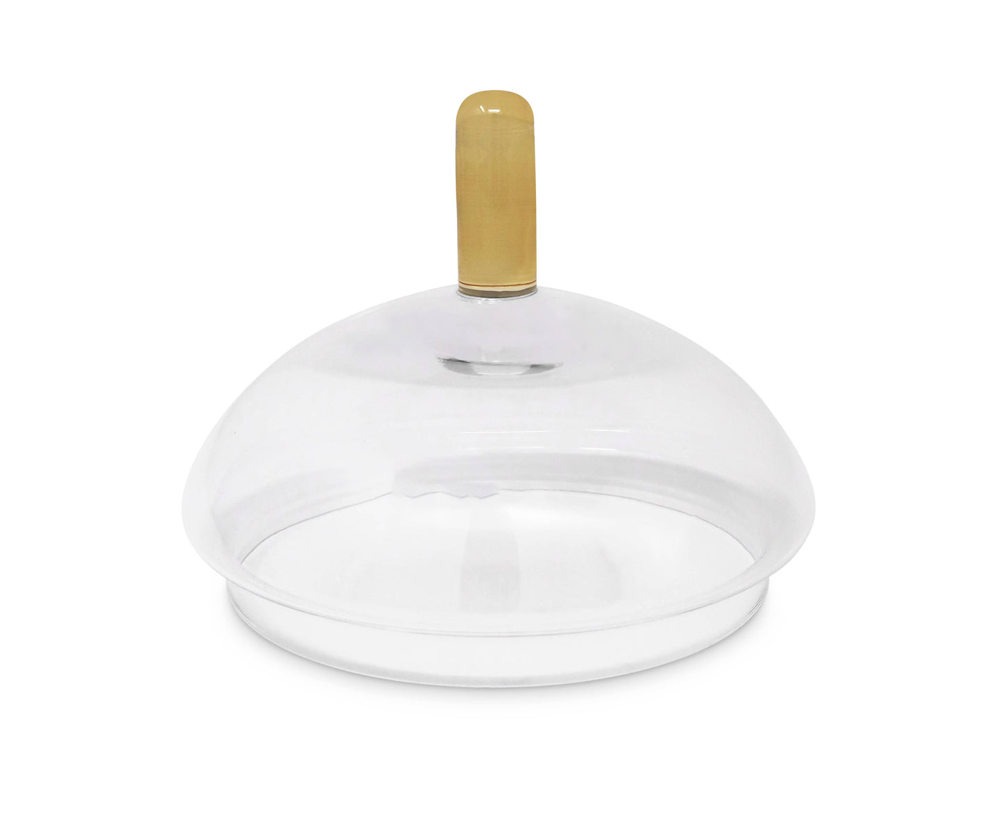 Jar with Gold Stem and Knob