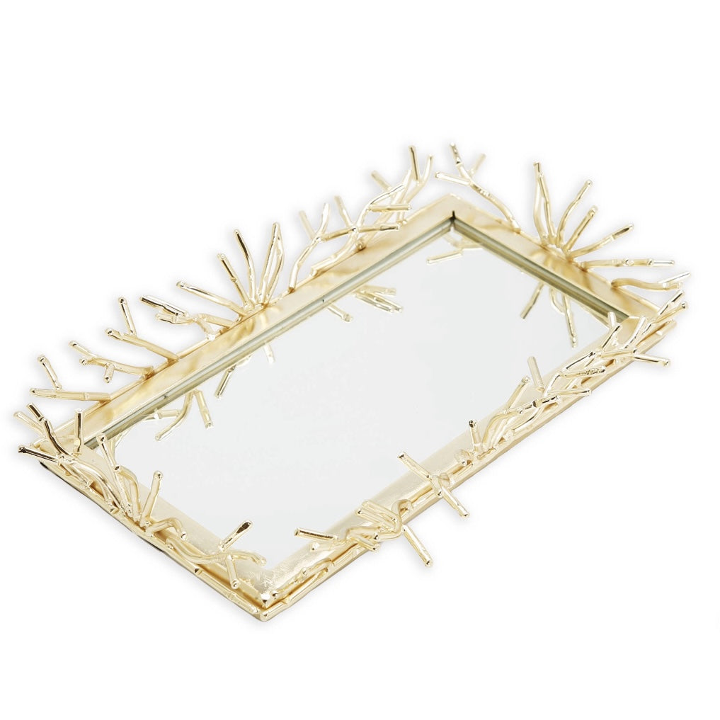 Rectangular Decorative Mirror Tray