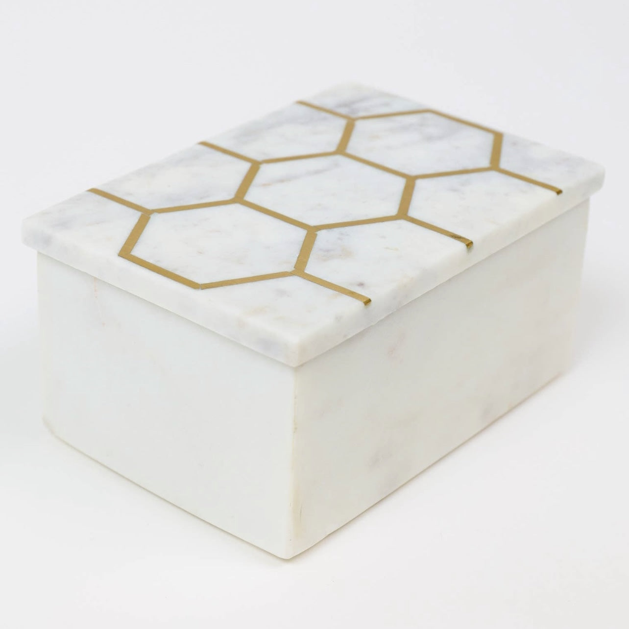 Small White Marble Decorative box (2 variations)