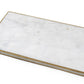 Marble Tray with Gold Trim