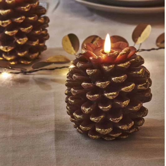 Pine Cone Candle