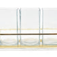 Cutlery Holder with Silver Frame and Cylinder Handles - 12.6: Gold/Marble Handles
