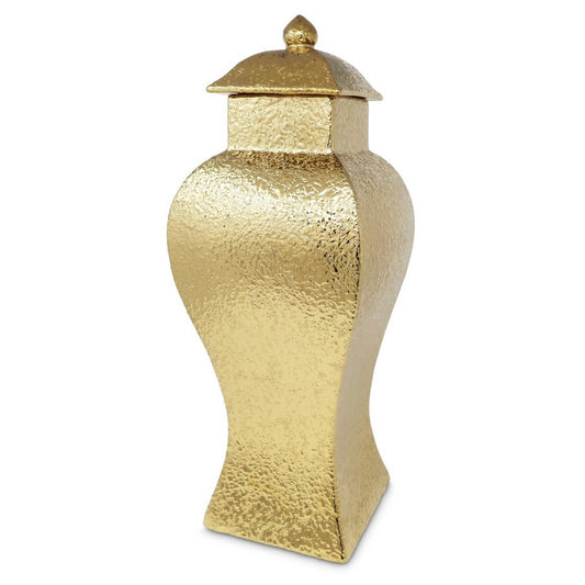 Hammered Gold Ginger Jar