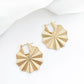 Boho Charm Gold Fan Earring