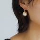 Chic Modern Vintage Pearl Drop Earrings