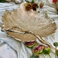 Gold Decorative Leaf Bowl