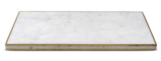 Marble Tray with Gold Trim