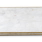 Marble Tray with Gold Trim