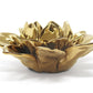 Gold Flower Shaped Tealight Holder