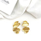 Geometric Gold Statement Earrings