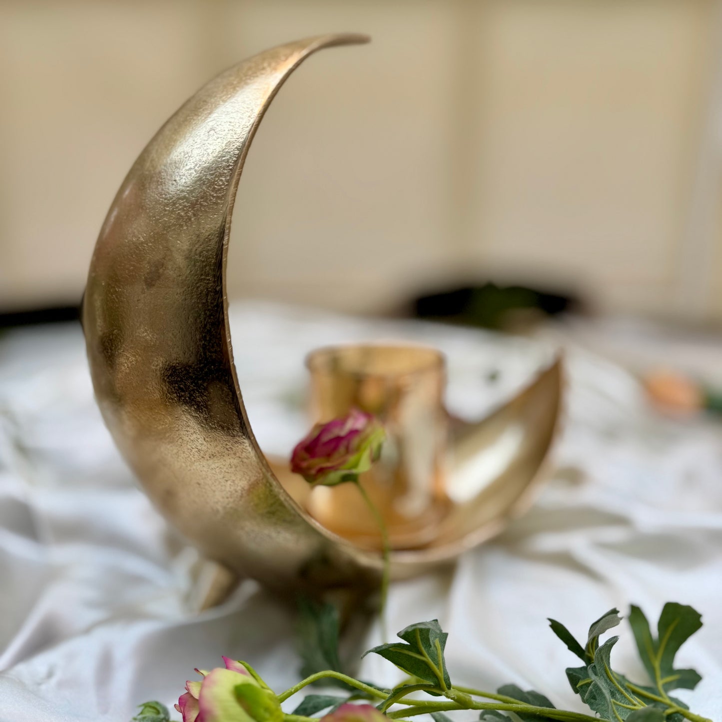 Crescent Candle Holder