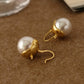 Chic Modern Vintage Pearl Drop Earrings