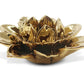 Gold Flower Shaped Tealight Holder