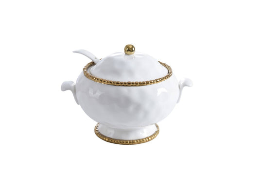 Soup Tureen & Spoon