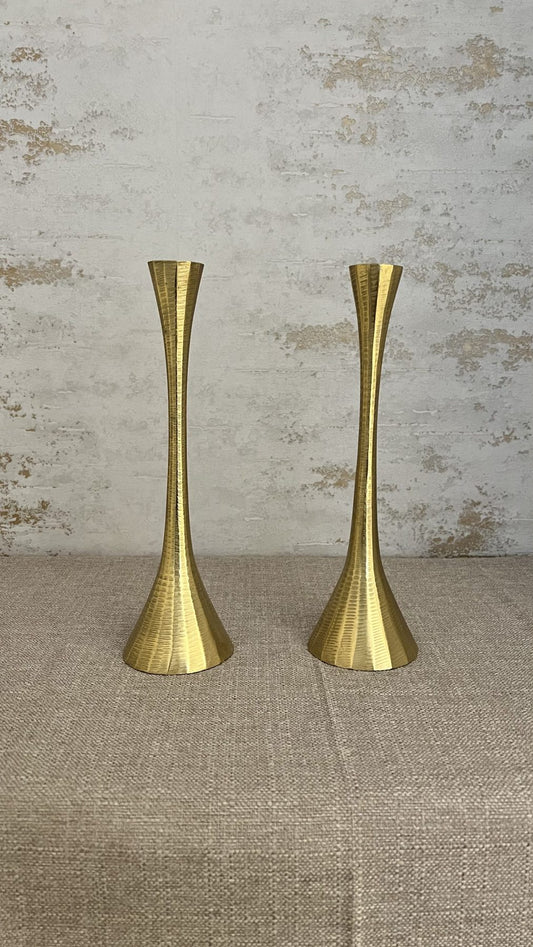 Gold Candle Holder (Set Of 2)