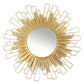 Gold Foil Sunburst Mirror