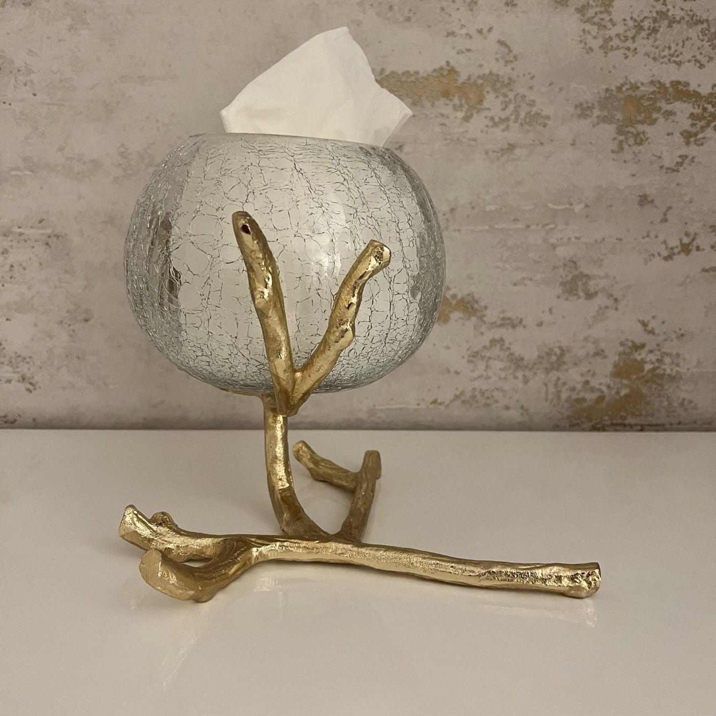 Gold Branch Vase