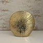 Studded Gold Round Vase
