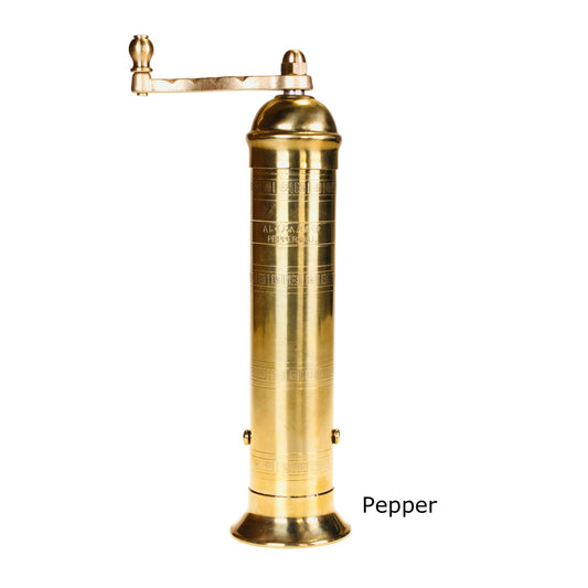 'Brass Mill' - 9" pepper grinders